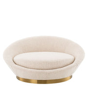 Sofá Duardo bouclé crema