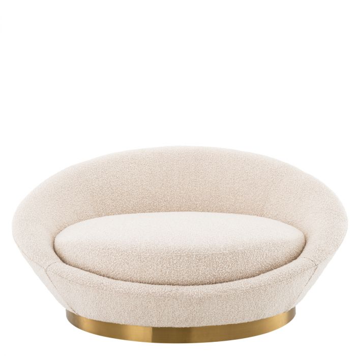 Sofá Duardo bouclé crema