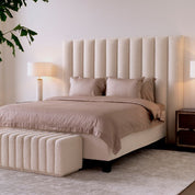 Headboard Ditmar bouclé cream
