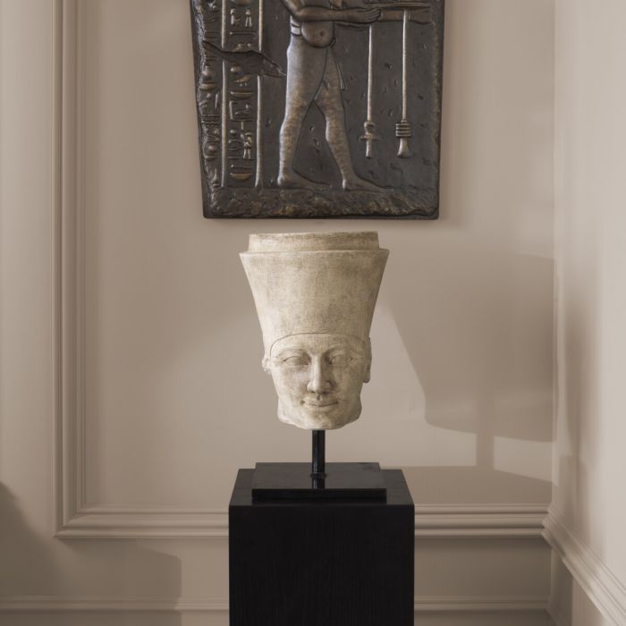 Bust of Hatshepsut sandstone finish