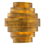 Wall Lamp Rizzi Double vintage brass finish