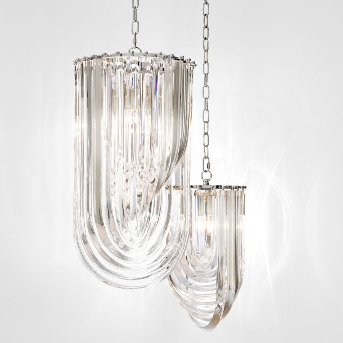 Chandelier Murano ø 25 x H. 50 cm