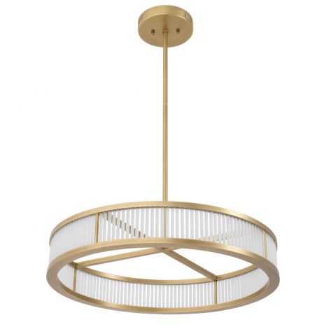 Chandelier Thibaud 70 cm antique brass finish