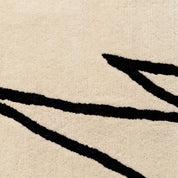 Rug Piccione off-white black 300 x 400 cm