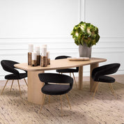 Tray Loulou brown marble