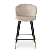 Counter Stool Volante roche beige velvet