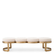 Bench Newport bouclé cream