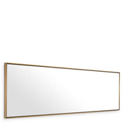 Mirror Redondo L brushed brass finish