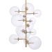 Chandelier Ezra antique brass finish