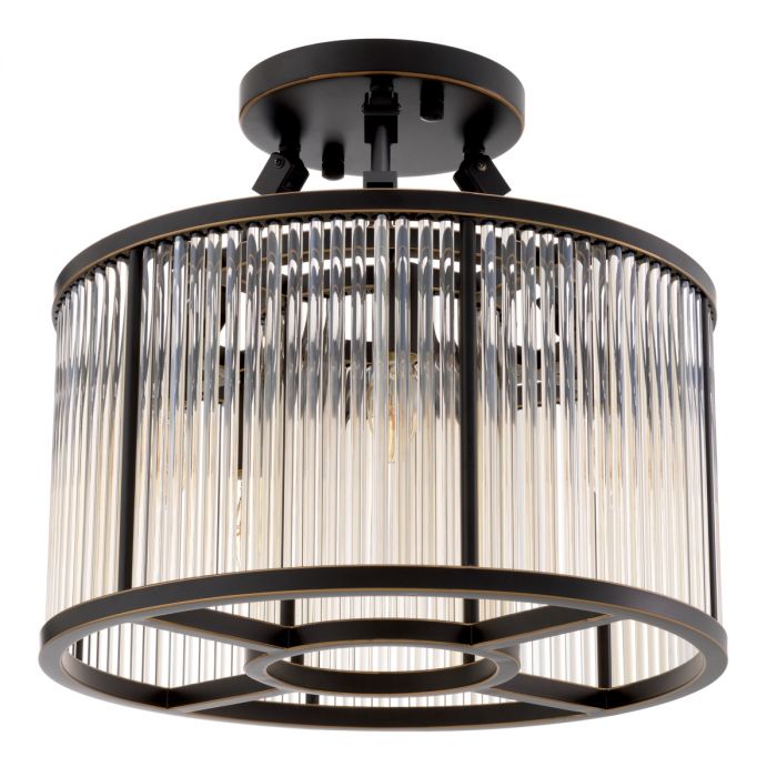 Ceiling Lamp Bernardi S bronze highlight finish
