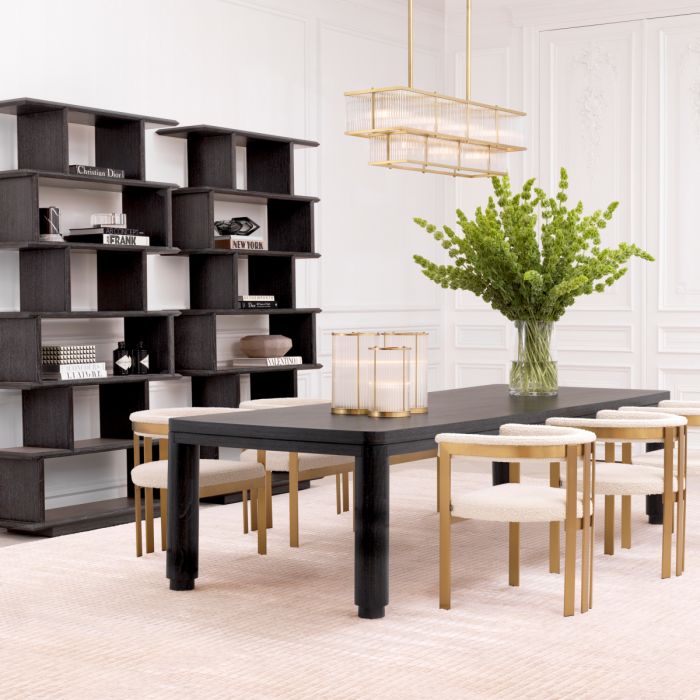 Chandelier Le Marais antique brass finish