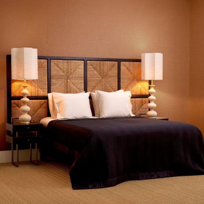 Nightstand Bedini brushed brass finish