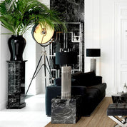 Columna Caselli imitación mármol negro