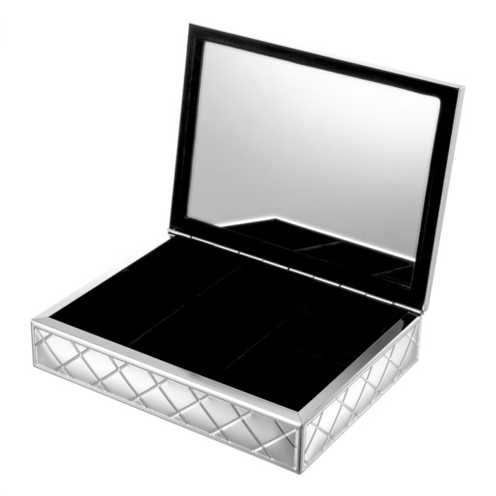 Caja Cordo acabado plata