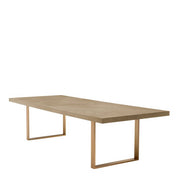 Dining Table Remington 300 x 115 cm washed oak veneer