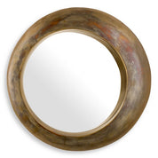 Mirror Velino vintage brass finish