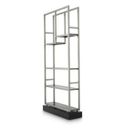 Gabinete Corrado I acabado acero cepillado