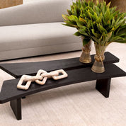 Coffee Table Hoffman Right burnt meranti