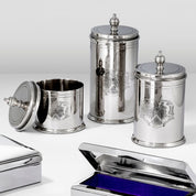 Caja Gastón acabado níquel juego de 3