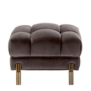 Stool Sienna savona grey velvet