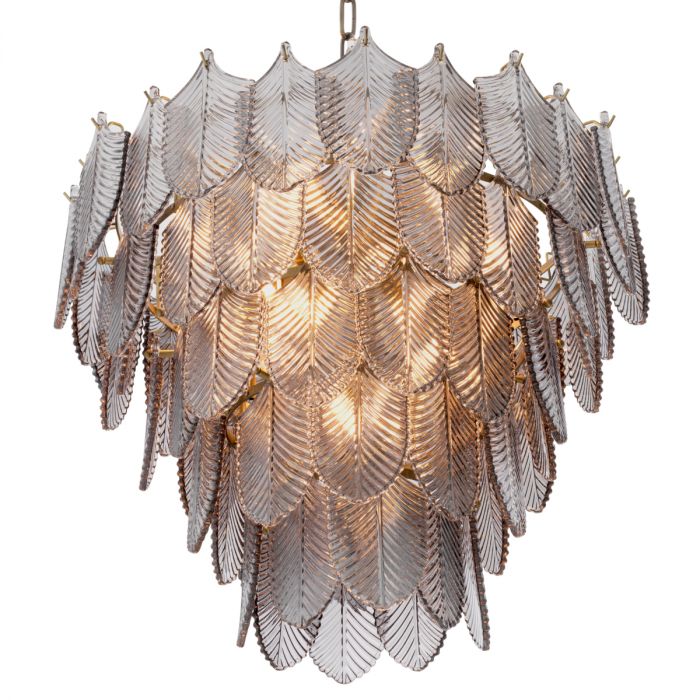 Chandelier Verbier S light brushed brass finish