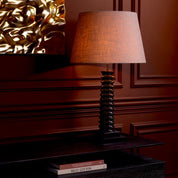 Table Lamp Callao piano black finish incl shade