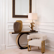 Table Lamp Agapé vintage brass finish incl shade