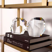 Object Trace crystal glass set of 2 (S+L)