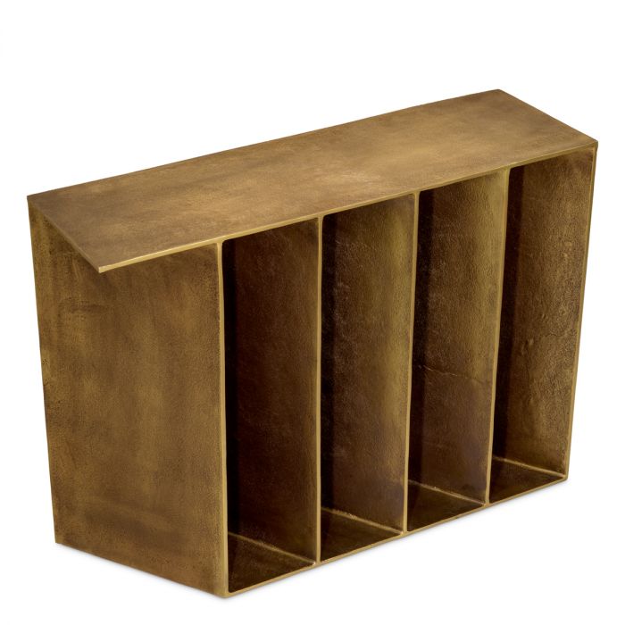 Console Table San Vito vintage brass finish