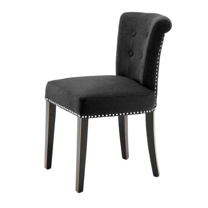 Dining Chair Key Largo black cashmere