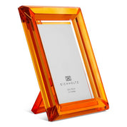 Picture Frame Theory L orange crystal glass set of 2