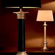 Table Lamp Cologne S antique brass finish incl shade