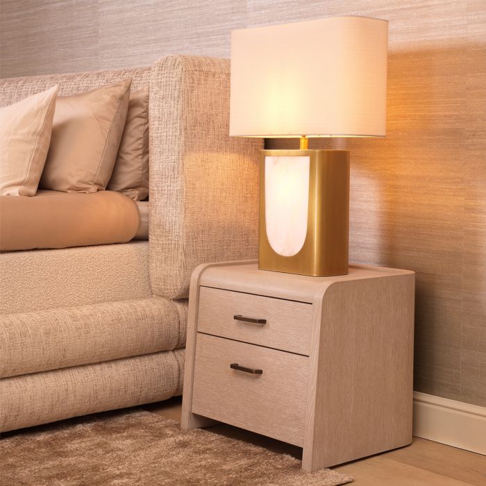 Nightstand Joane washed oak veneer