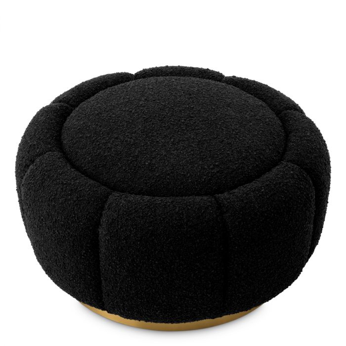 Ottoman Inger bouclé black