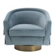 Swivel Chair Le Vante savona blue velvet