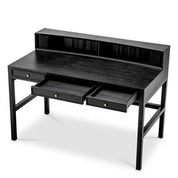 Desk Otranto charcoal grey oak veneer