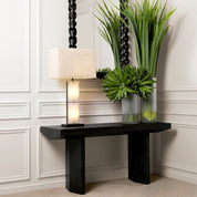 Table Lamp Ortiz bronze highlight finish incl shade