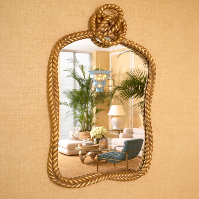 Mirror Vincenso antique gold finish