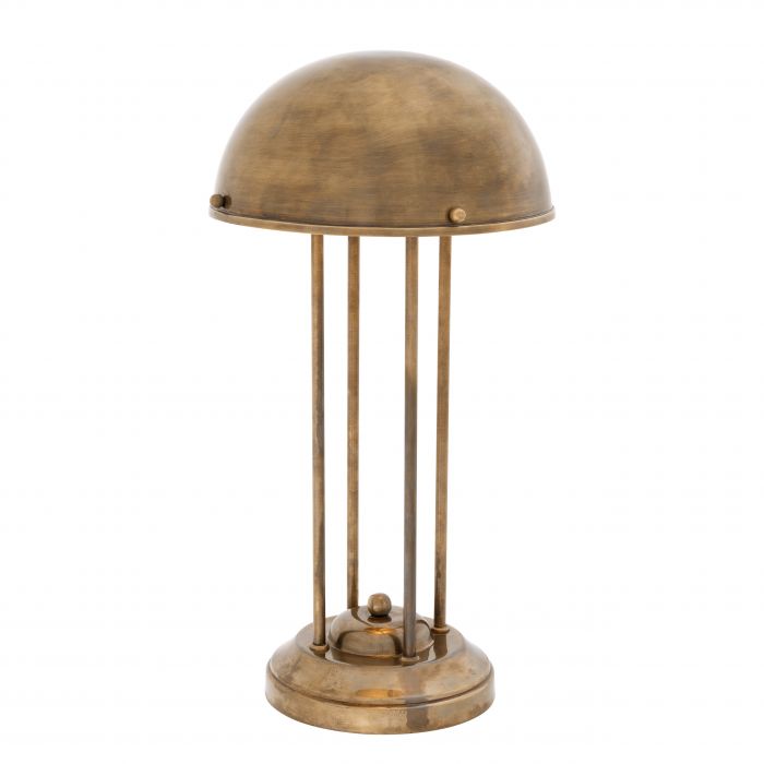 Desk Lamp Livre vintage brass finish