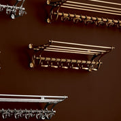 Coatrack Hudson S antique brass finish