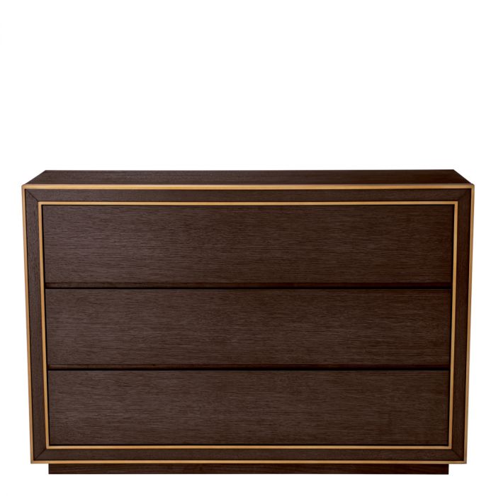 Drawer Dresser Camelot S brown oak veneer
