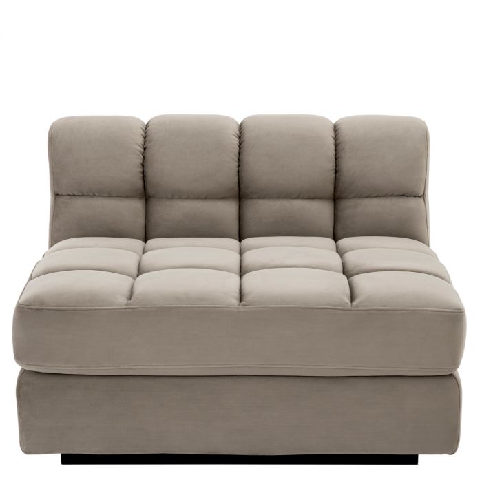 Modular Sofa Dean savona greige velvet - Middle