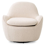 Swivel Chair Cupido bouclé cream
