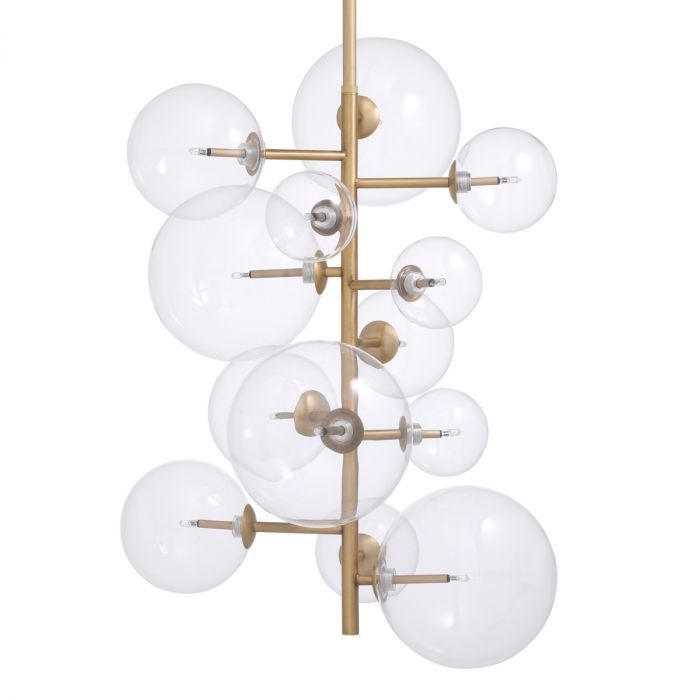 Chandelier Ezra antique brass finish