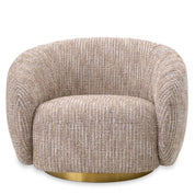Swivel Chair Brice mademoiselle beige