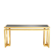 Mesa consola Palmer acabado dorado