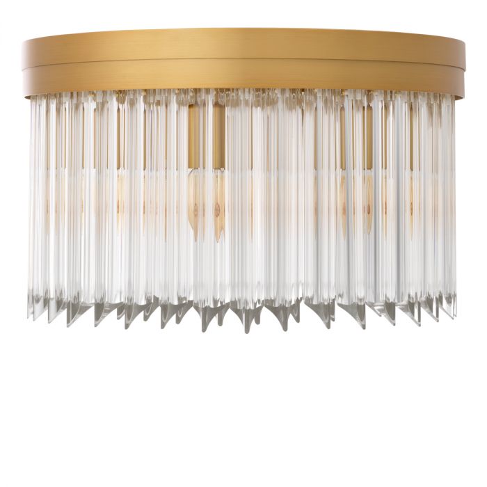 Ceiling Lamp Evina antique brass finish