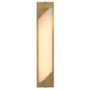 Wall Lamp Scilla antique brass finish alabaster