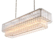 Chandelier Vittoria rectangular nickel finish