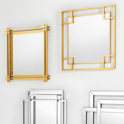 Mirror Morris gold finish
